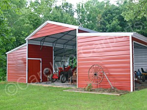 Vertical Roof Style Carolina Barn Custom Building